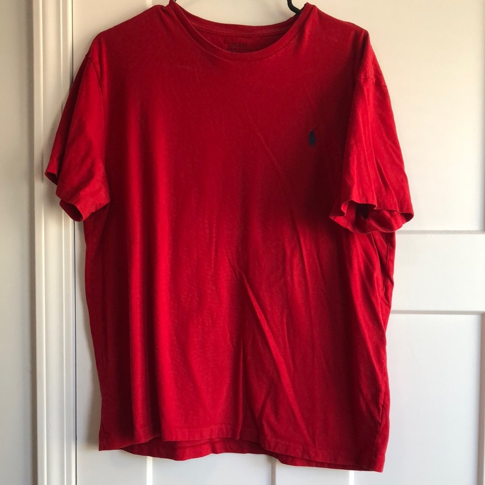 Polo Ralph Lauren Men's Red T-Shirt Size L